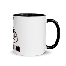 Load image into Gallery viewer, White Ceramic Mug with Color Inside