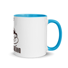 Load image into Gallery viewer, White Ceramic Mug with Color Inside