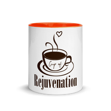 Load image into Gallery viewer, White Ceramic Mug with Color Inside