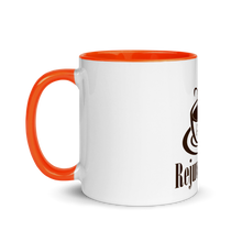 Load image into Gallery viewer, White Ceramic Mug with Color Inside