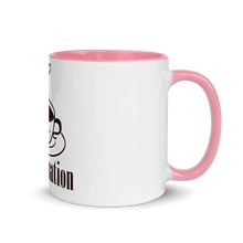 Load image into Gallery viewer, White Ceramic Mug with Color Inside