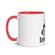 Load image into Gallery viewer, White Ceramic Mug with Color Inside
