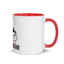 Load image into Gallery viewer, White Ceramic Mug with Color Inside