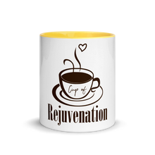Load image into Gallery viewer, White Ceramic Mug with Color Inside