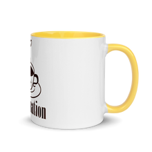 Load image into Gallery viewer, White Ceramic Mug with Color Inside